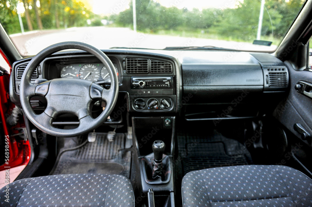 interior of the car interior of the car