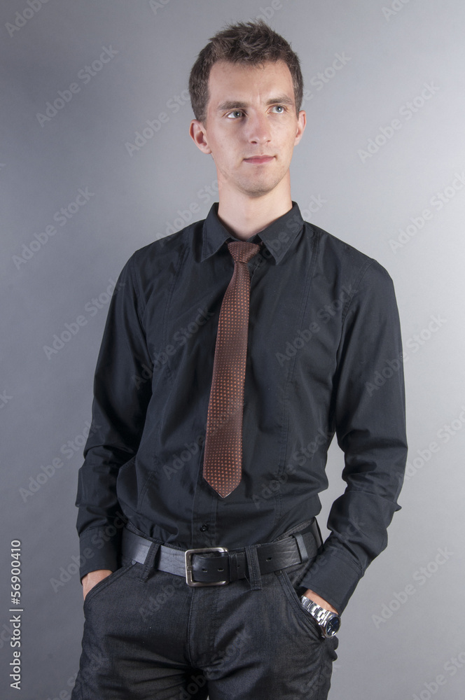 Fototapeta premium young handsome businessman