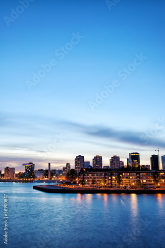 Rotterdam Skyline at Twilight