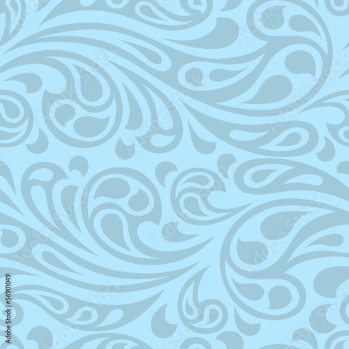 Water splash seamless waves abstract pattern.
