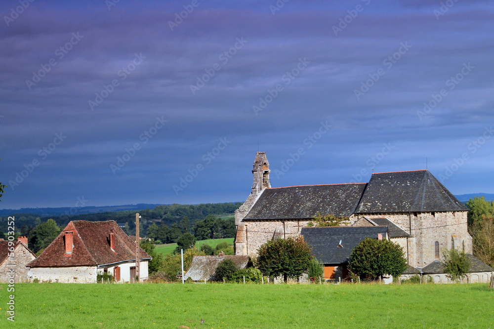 Eglise abbatiale d'Arnac-Pompadour.(Corrèze) Eglise abbatiale d'Arnac-Pompadour.(Corrèze)