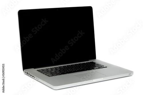 laptop isolated on white background