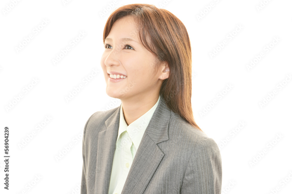 笑顔のOL 笑顔のOL