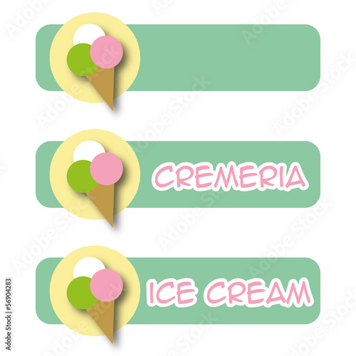 Ice cream logo