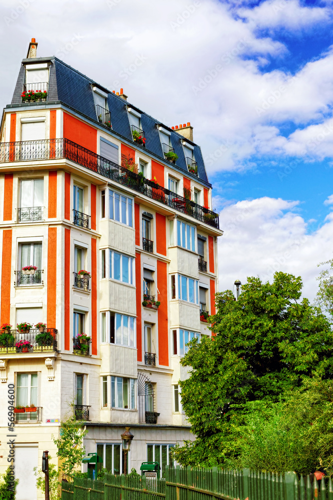 City, urban  view of Paris.France.