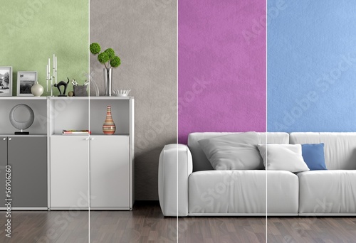 Collage Wohnzimmer