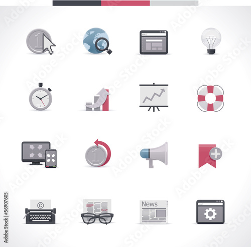 SEO icon set. Part 2
