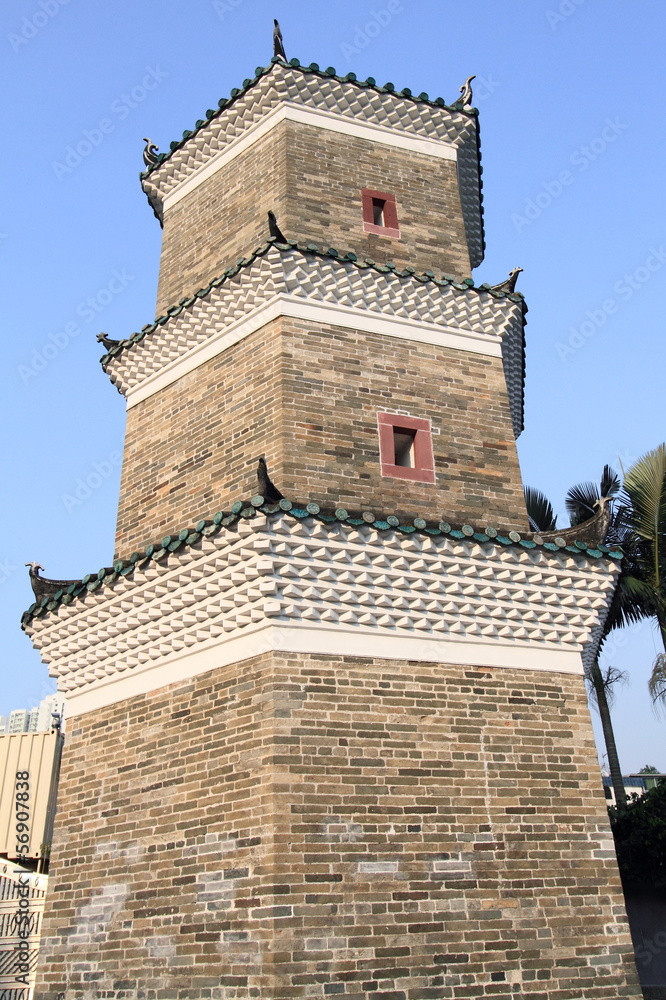 Obraz premium pagoda of gathering stars, Hong Kong