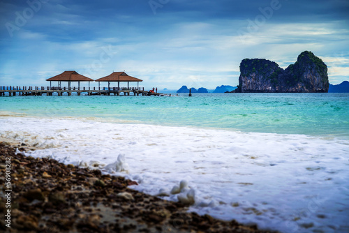 Andaman sea View in Koh Ngai Island in Thailand