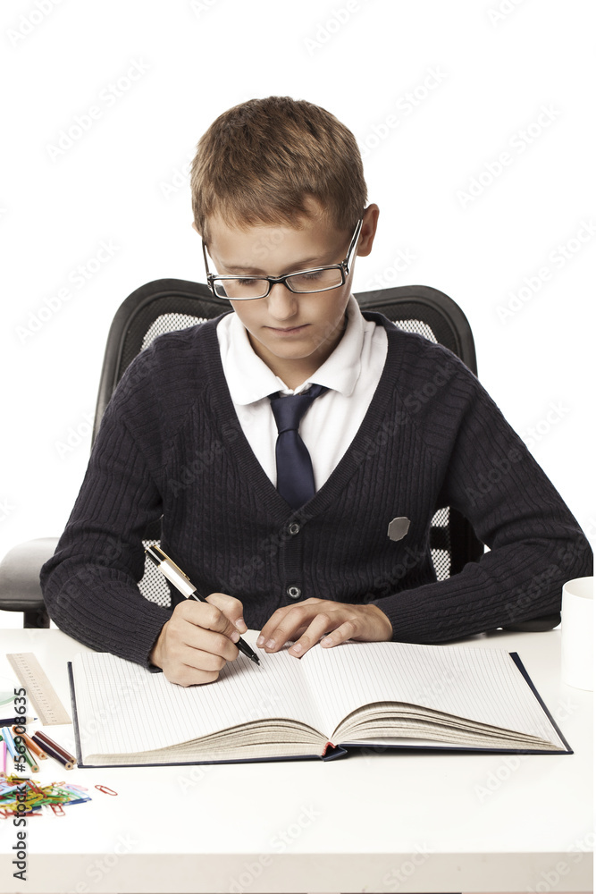boy do homework boy do homework