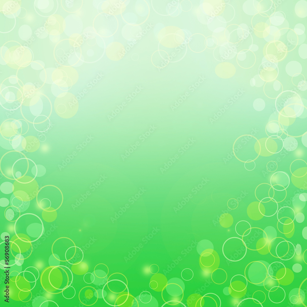 Abstract green and yellow circle background Abstract green and yellow circle background
