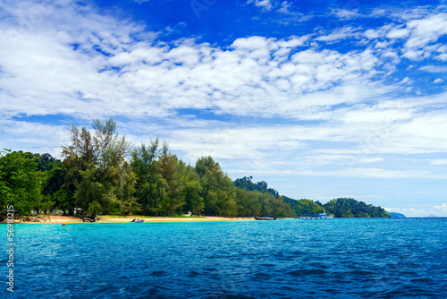 Kradan Island, an island in the Andaman Sea, Thailand