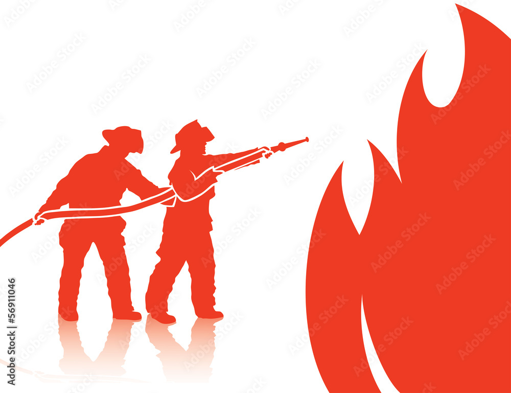 Fototapeta premium Firefighters