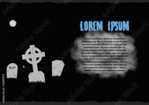 Halloween greeting card