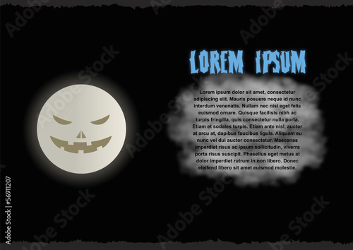 Halloween greeting card