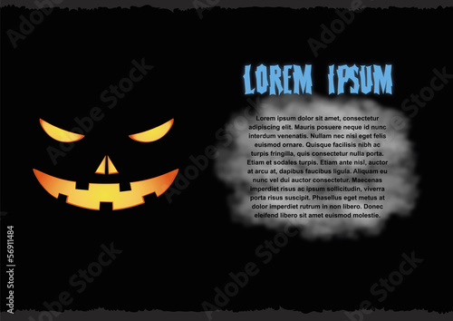 Halloween greeting card