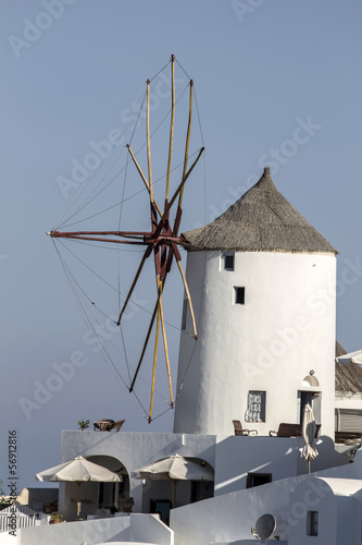 Windwill in Oia, Santorini