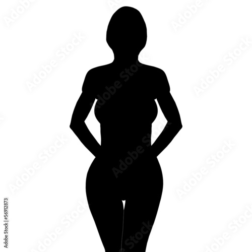 a beautiful woman taking a pose from the front