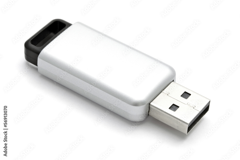 USB Flash Drive isolated on white background USB Flash Drive isolated on white background
