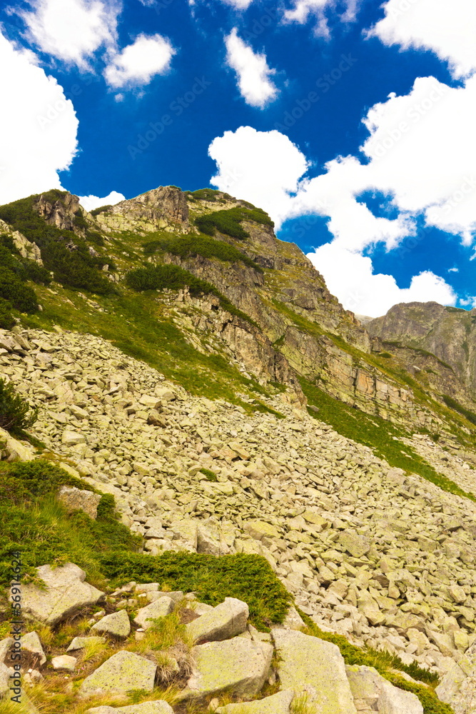 High mountain landscape High mountain landscape