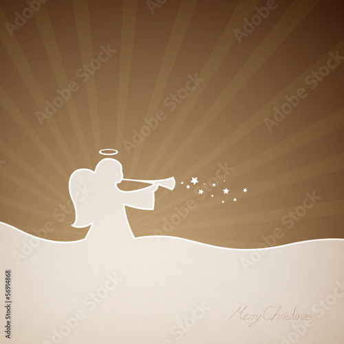 Vector Illustration of a Christmas Angel