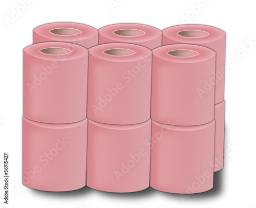 Rouleaux de papier toilette