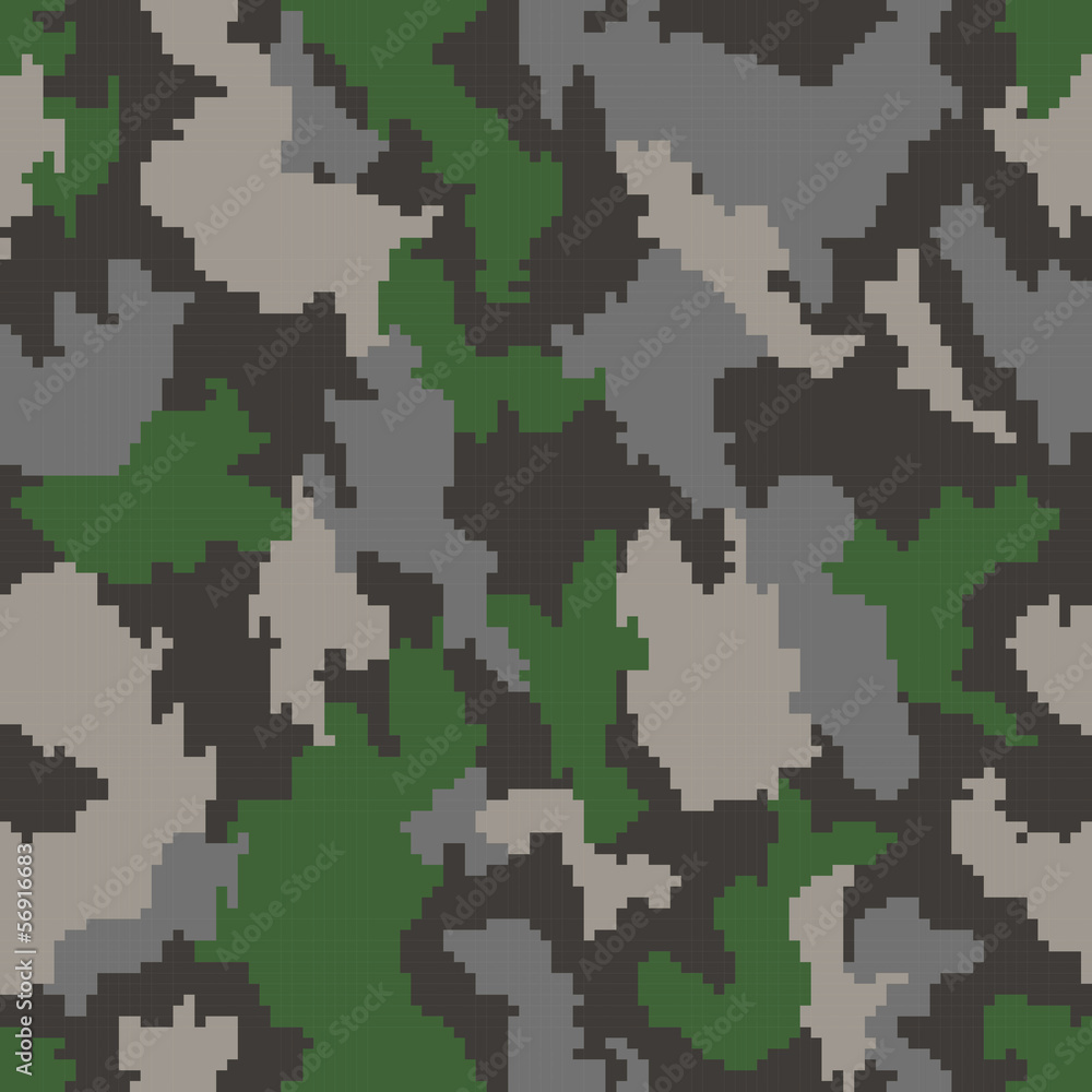 Camouflage seamless background