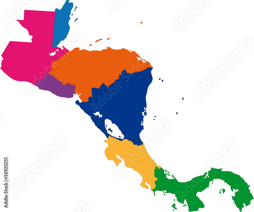 Central America map