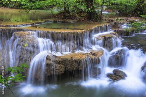 Waterfall at Huay mae Kamin, Kanchanaburi, Thailand