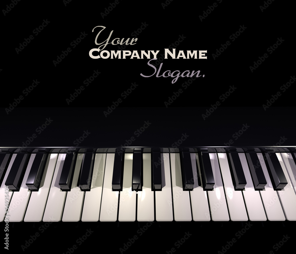 Fototapeta premium piano keyboard 2