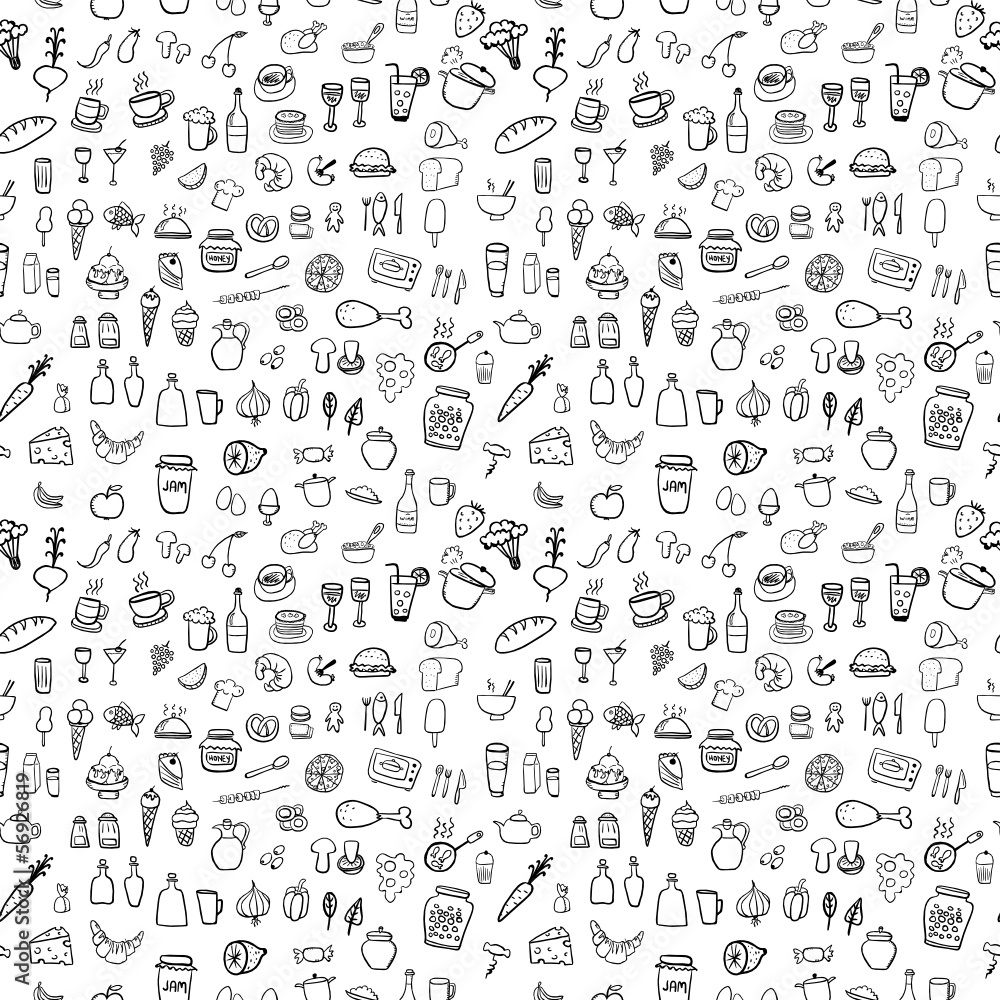 Food seamless pattern Food seamless pattern