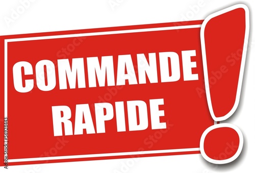 étiquette commande rapide