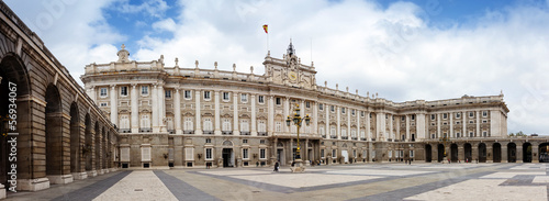 Panorama of Royal Palace. Madrid