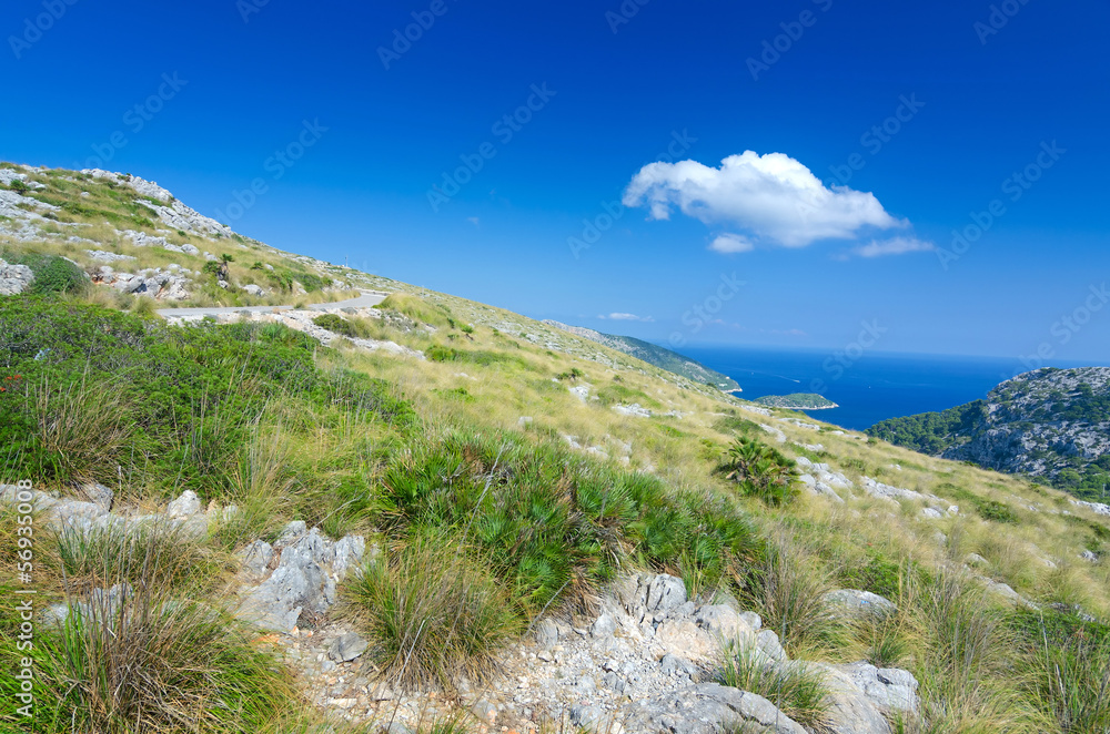 Hill steppes on Mallorca