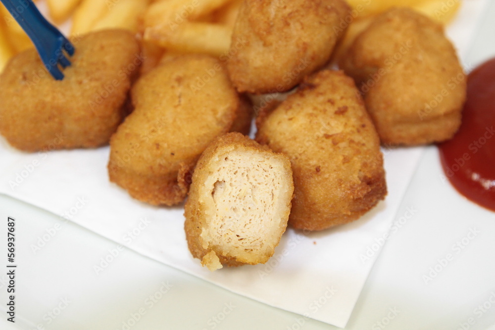 nuggets de volaille