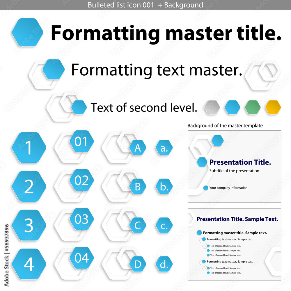 Naklejka premium Bulleted list icon 001 + Background #Vector