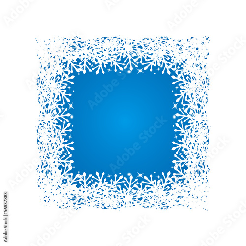 Merry Christmas background with snowflakes