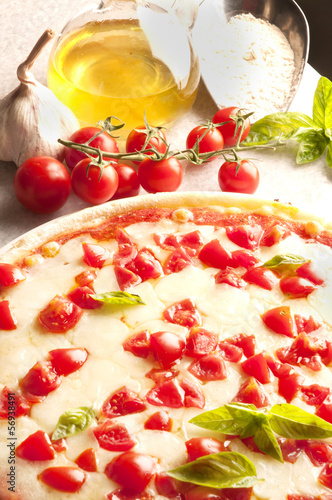 Billede på lærred pizza