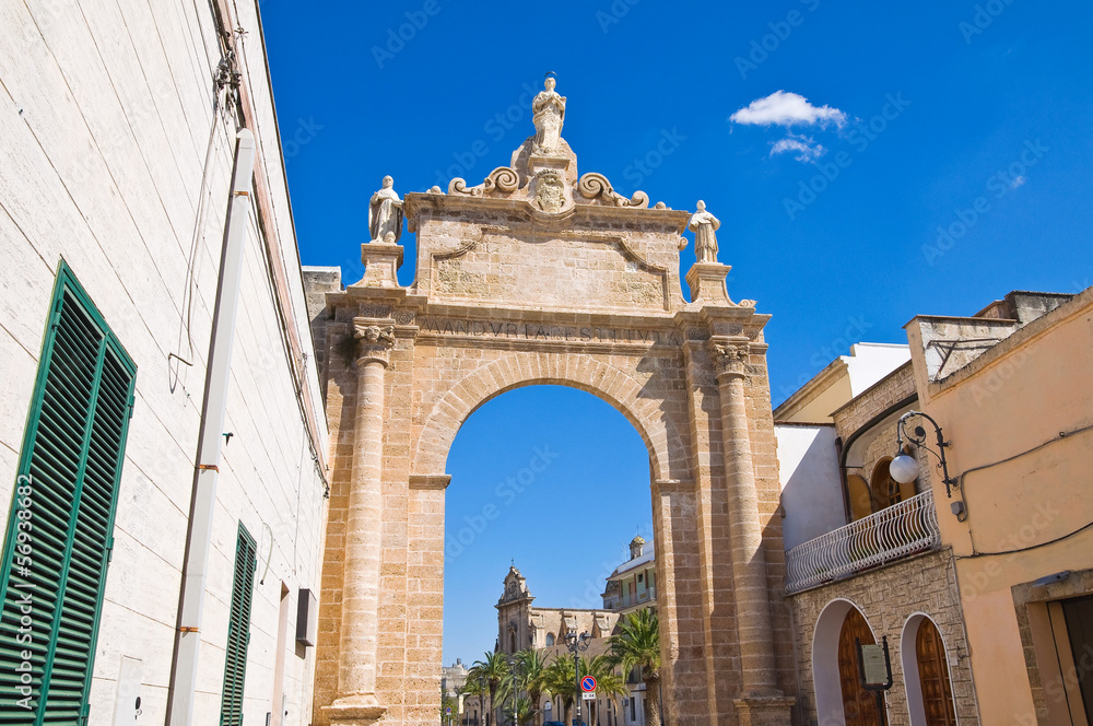 St. Angelo Arch. Manduria. Puglia. Italy.