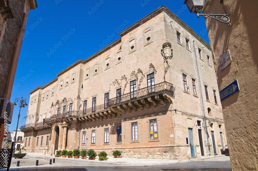 Imperiali-Filotico Palace. Manduria. Puglia. Italy.