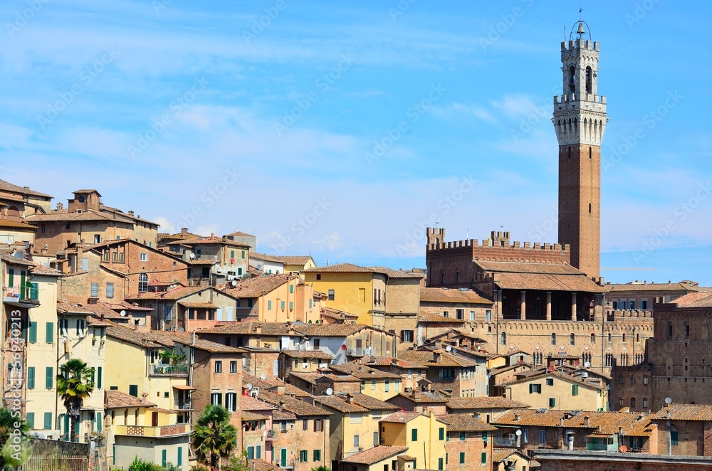 Siena con la Torre del Mangia