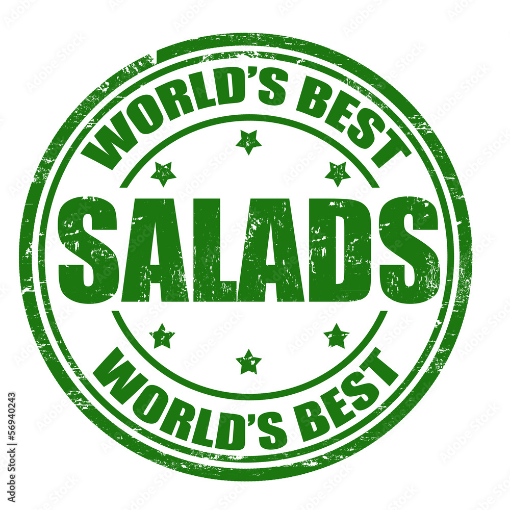 Salads stamp Salads stamp