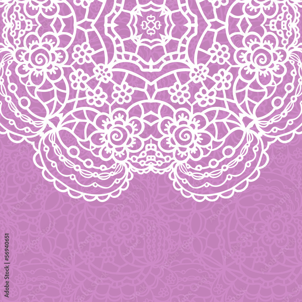 Vector black lace on texture, template. Vector black lace on texture, template.
