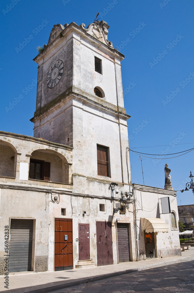 Clocktower. Francavilla Fontana. Puglia. Italy.