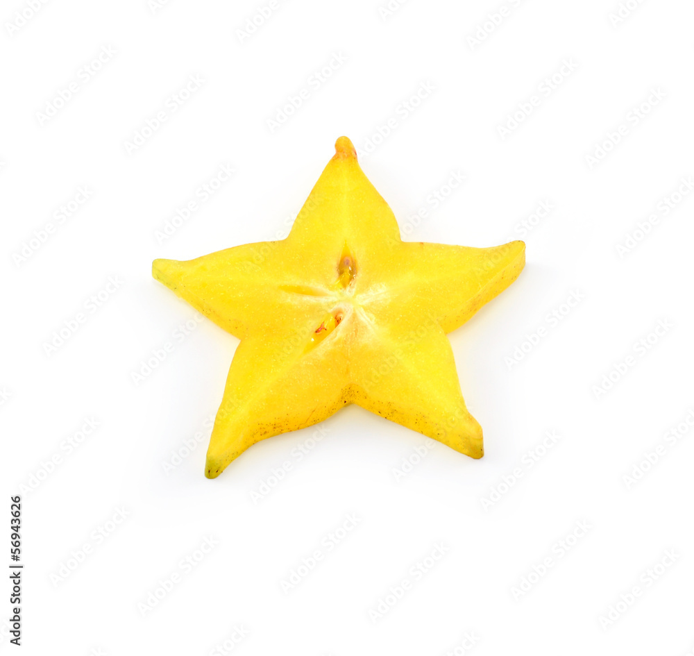 star apple on white background star apple on white background