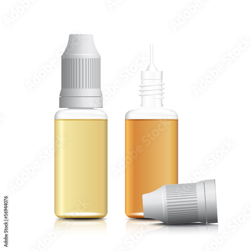 e-liquid, e-cigarette - cmyk vector