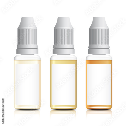 e-liquid, e-cigarette - cmyk vector