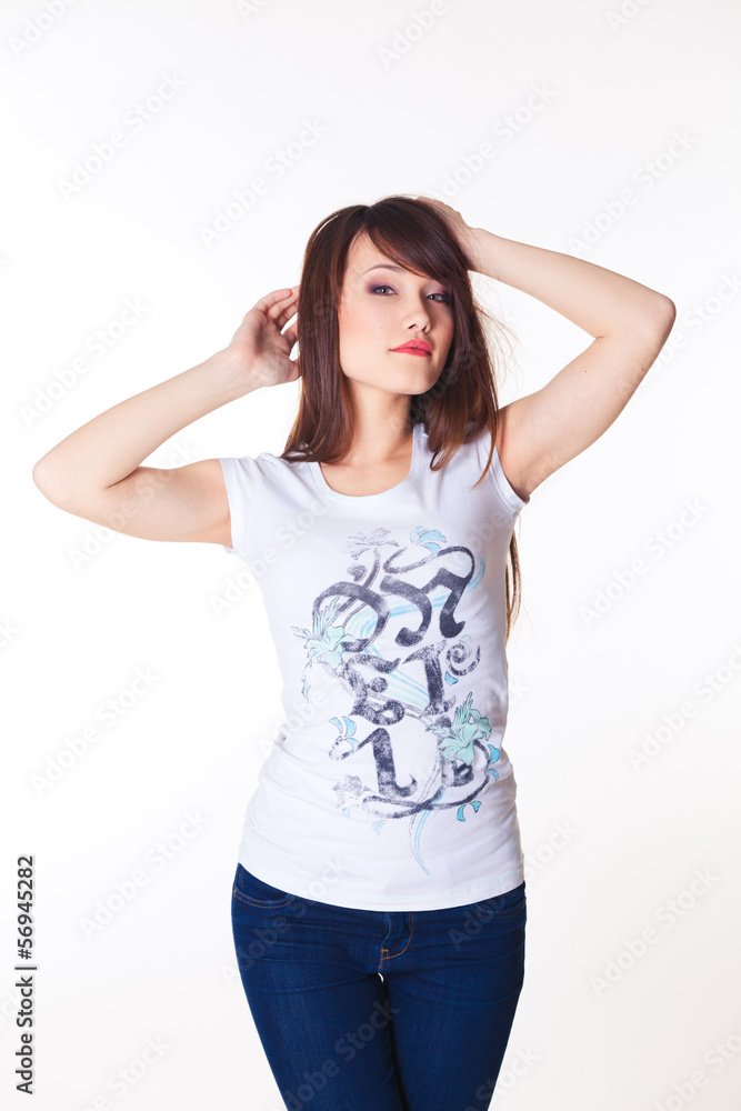 young attractive woman young attractive woman