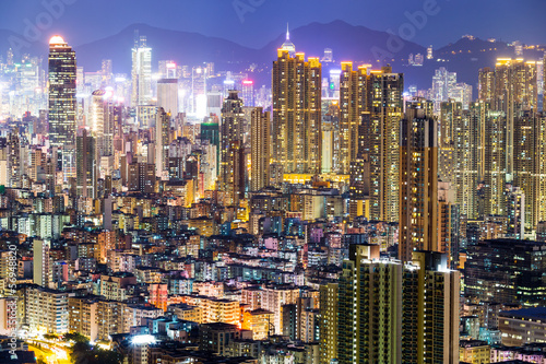 Hong Kong cityscape at night