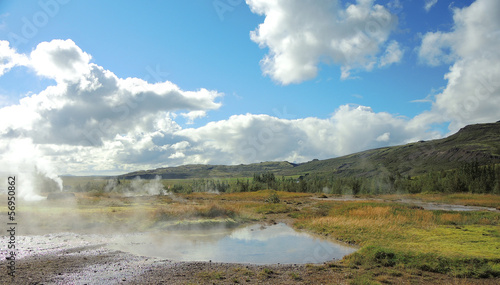 Geothermalgebiet auf Island
